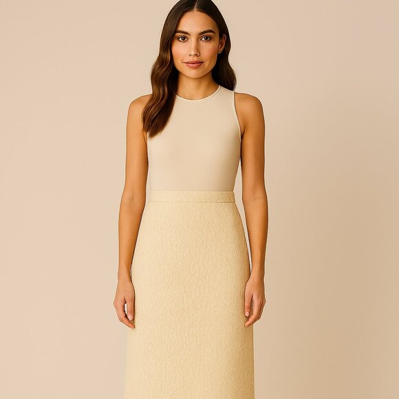 Vestida Sweet Sensation Ivory Lace Overlay Maxi Skirt Party Wedding Size L - Picture 2 of 5